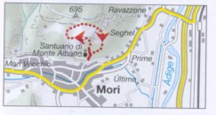 Karte: Monte Albano