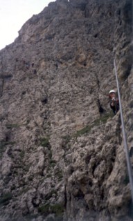 Masarè - Ausstiegswand